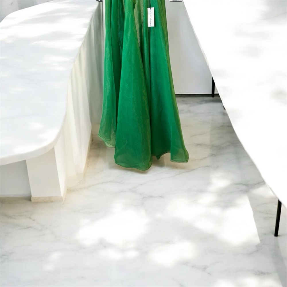 Vibrant Green Ashley Lauren Overskirt